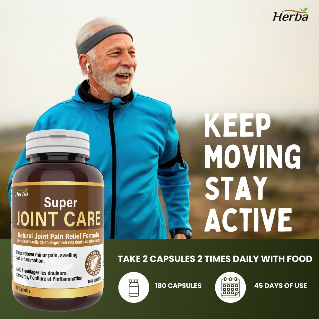 Joint Care Supplement with Glucosamine Chondroitin MSM Capsules – 180 Capsules