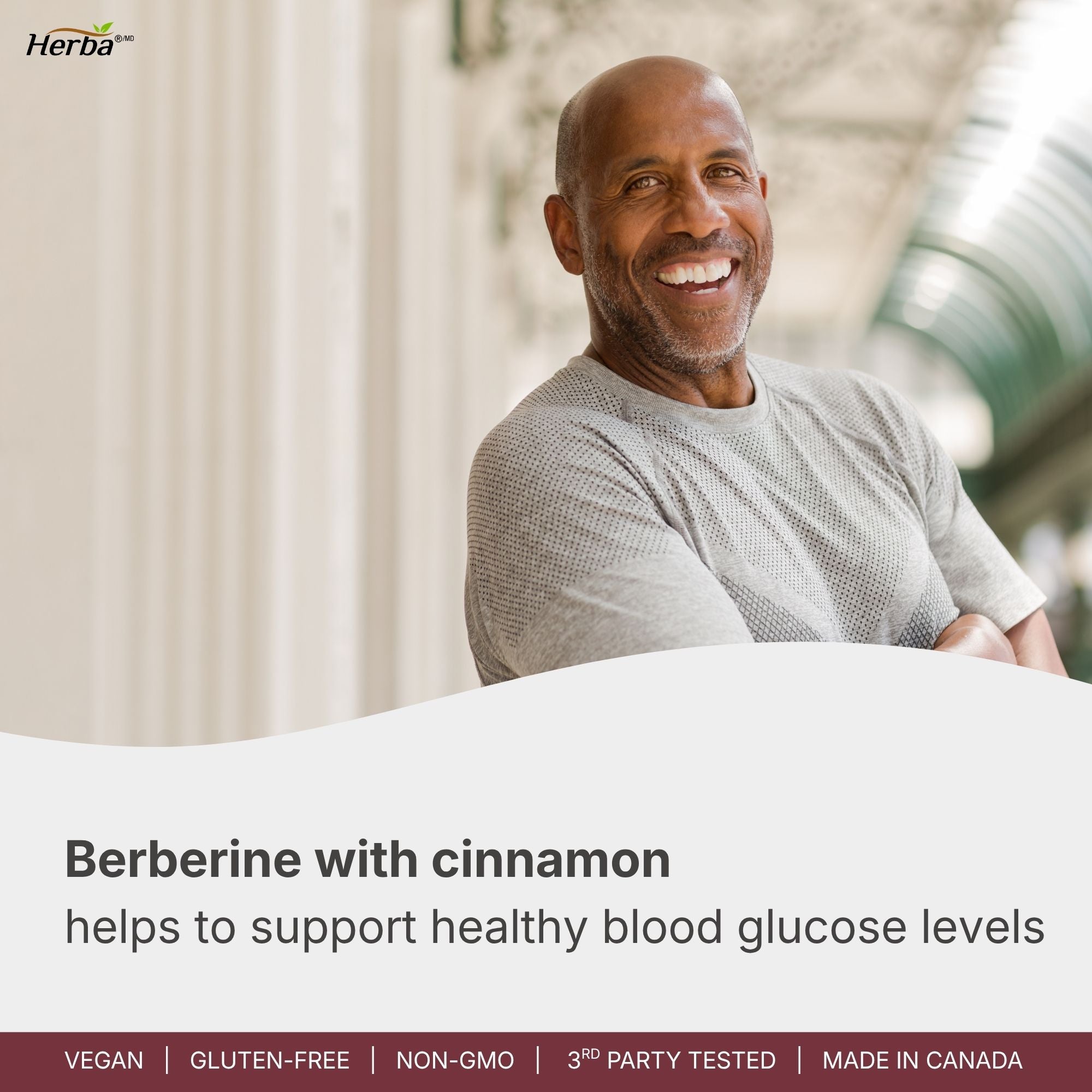 Supplément de Berbérine à la Cannelle de Ceylan – 120 Gélules | Bérberine 1000mg (par portion) | Fabriqué au Canada
