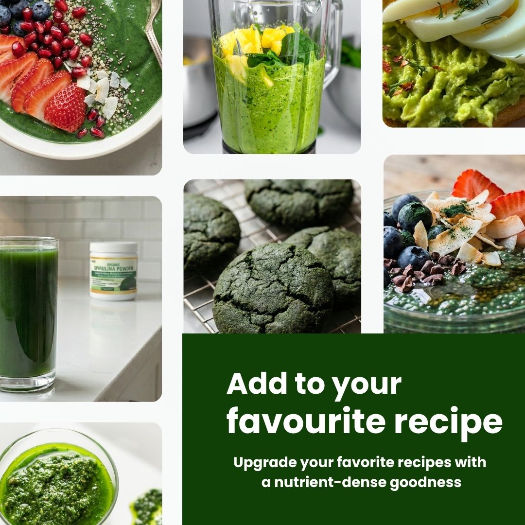 Poudre de Spiruline Bio 250g - 100% Bio & Fabriqué au Canada