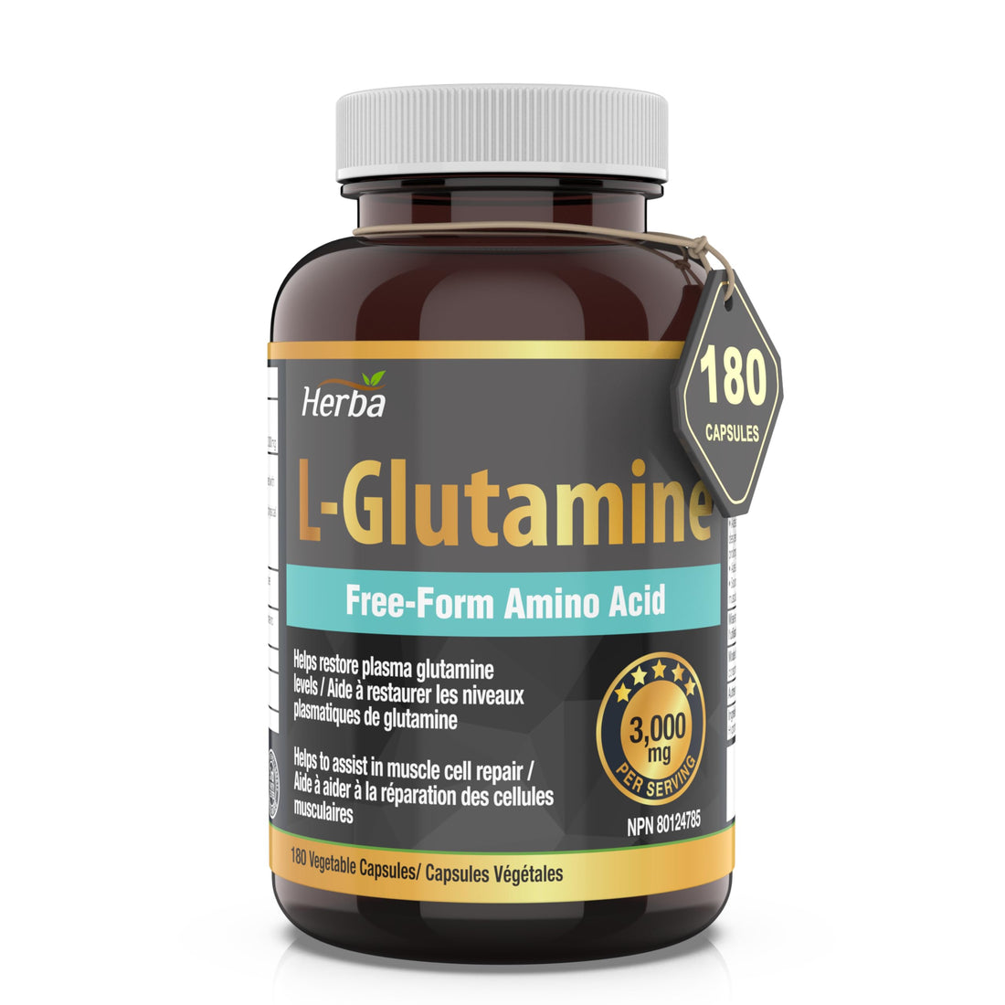buy l-glutamine capsules made in Canada