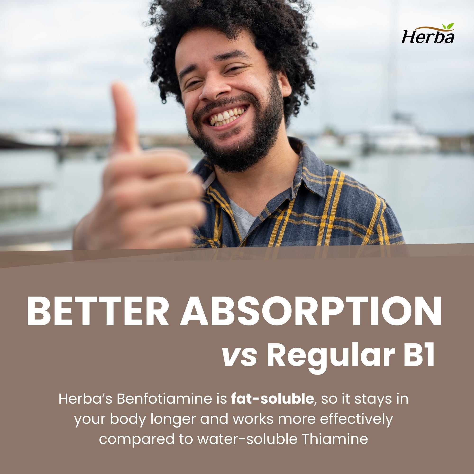 Benfotiamine 100mg - 120 Capsules | Fat Soluble Vitamin B1 | Made in Canada