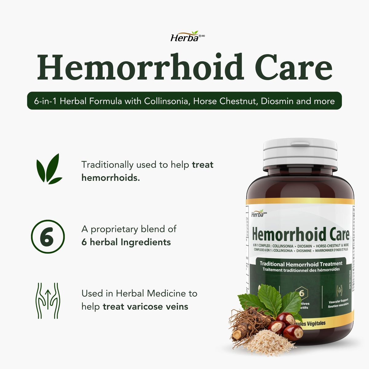 Hemorrhoid Care - 90 Capsules