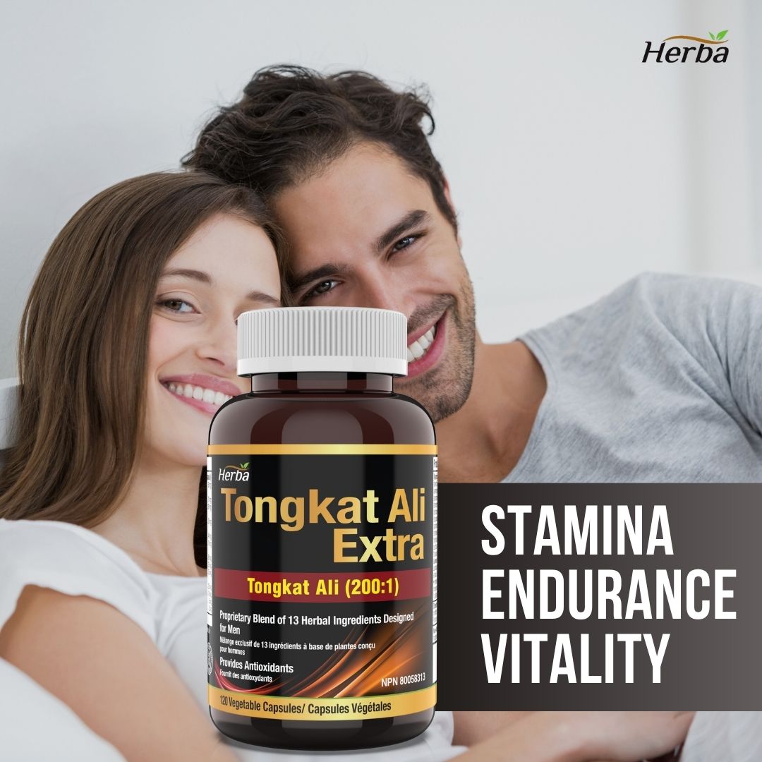 Tongkat Ali Supplement 200:1 - Made in Canada | 120 Capsules | Proprietary Blend including 10,000mg Equivalent of Tongkat Ali Extract