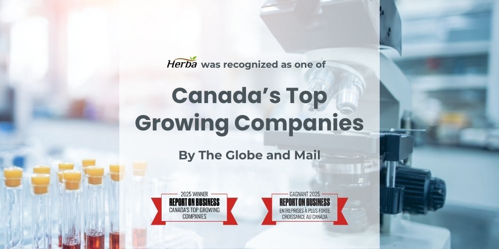 Herba Health Ranks on The Globe and Mail’s 2025 List of Canada’s Top Growing Companies