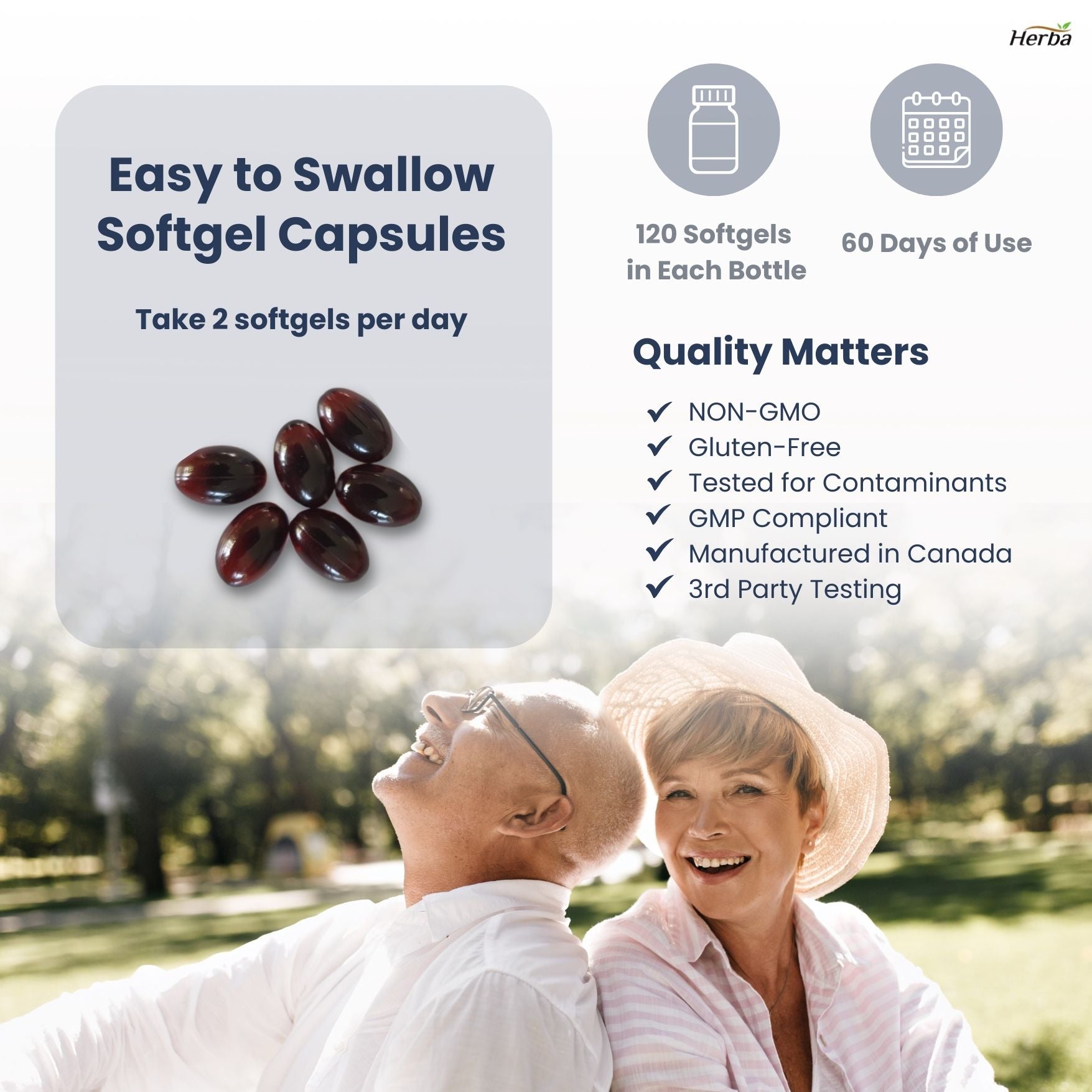 Antarctic Krill Oil 500mg - 120 Softgels | Made in Canada