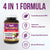 Herba Resveratrol Supplement - 120 Capsules | Trans-Resveratrol with Echinacea, Quercetin, Grape Seed Extract, and Aronia