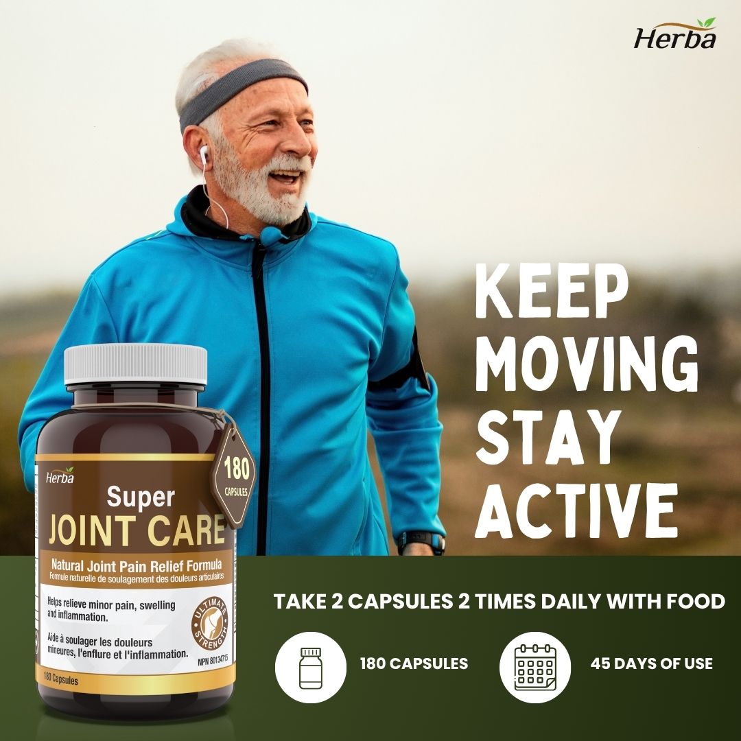 Joint Care Supplement with Glucosamine Chondroitin MSM Capsules – 180 Capsules