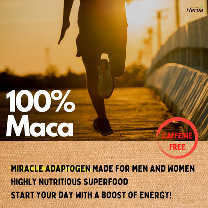 Organic Red Maca Capsules for Women – 500mg, 150 Capsules