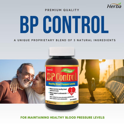 Herba BP Control - 90 Capsules | Blood Pressure Support Supplement
