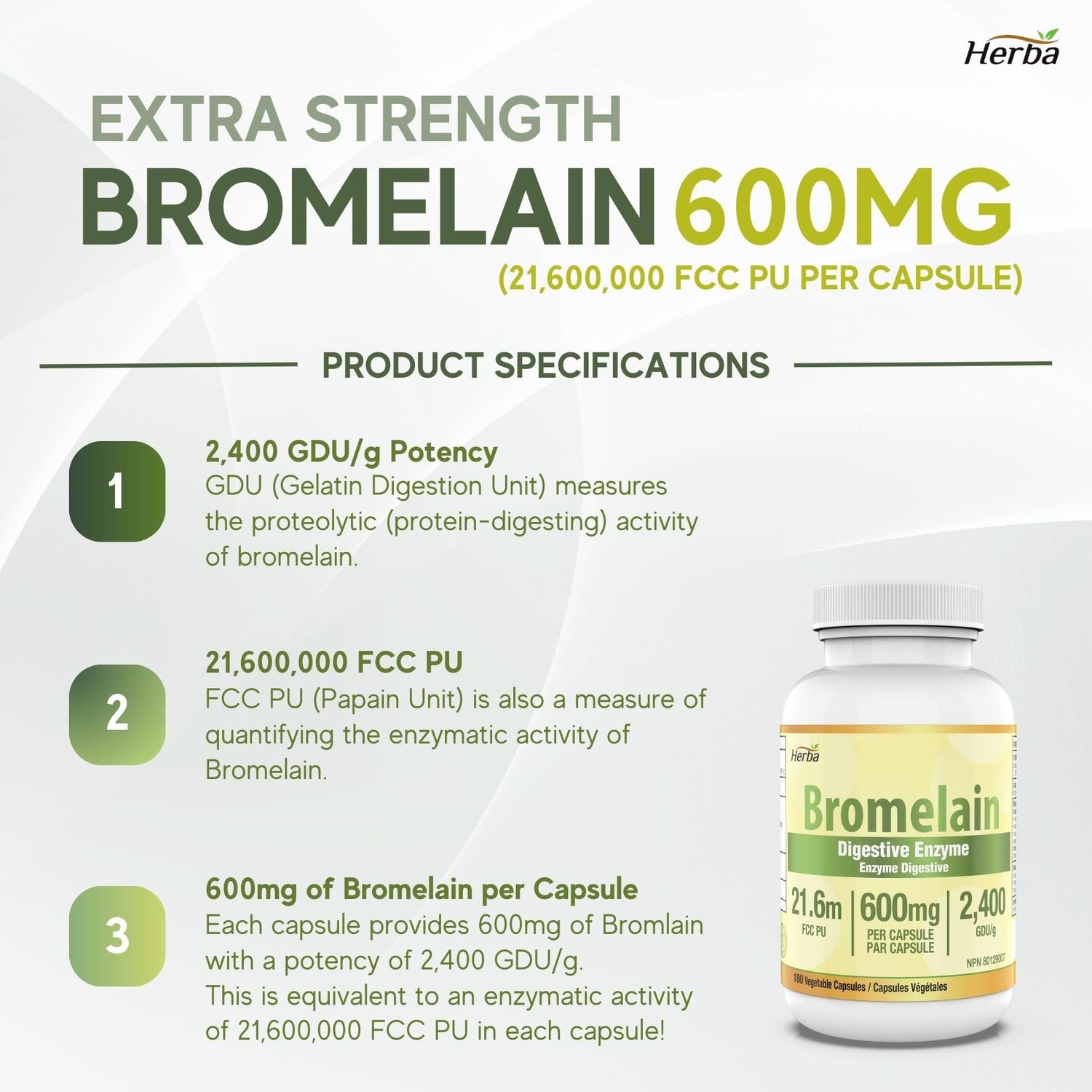 buy bromelain supplement made in Canada