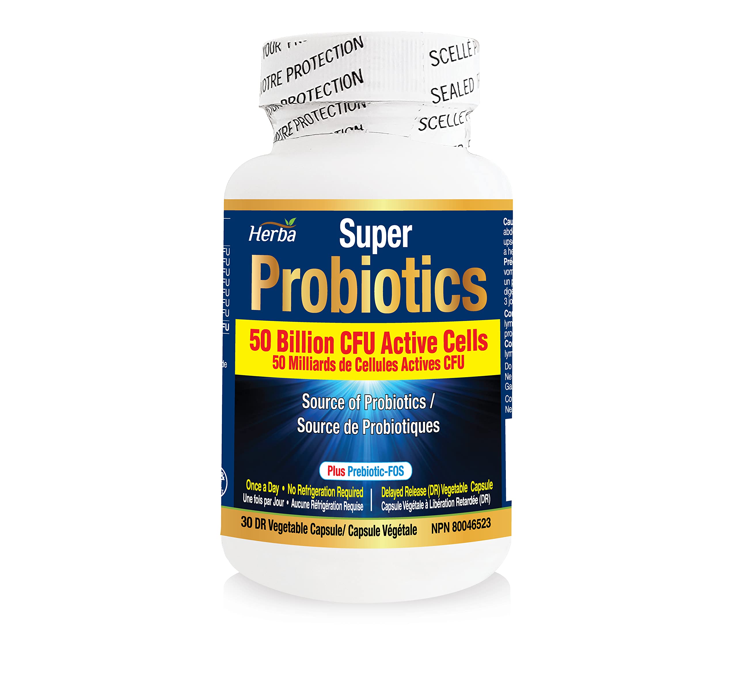 Herba Super Probiotics with Prebiotics - 30 Vegetable Capsules