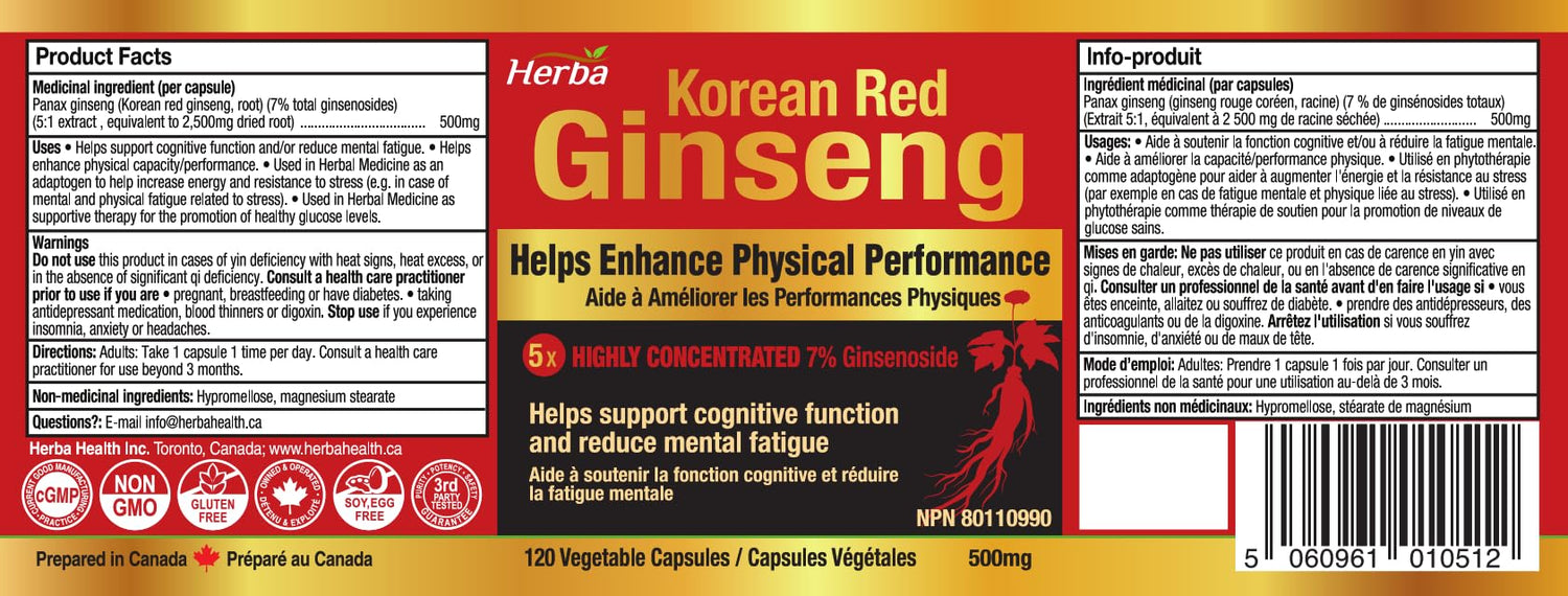 buy korean red ginseng extract made in Canada