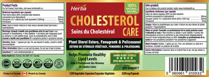 Herba Cholesterol Care – 120 Vegetable Capsules