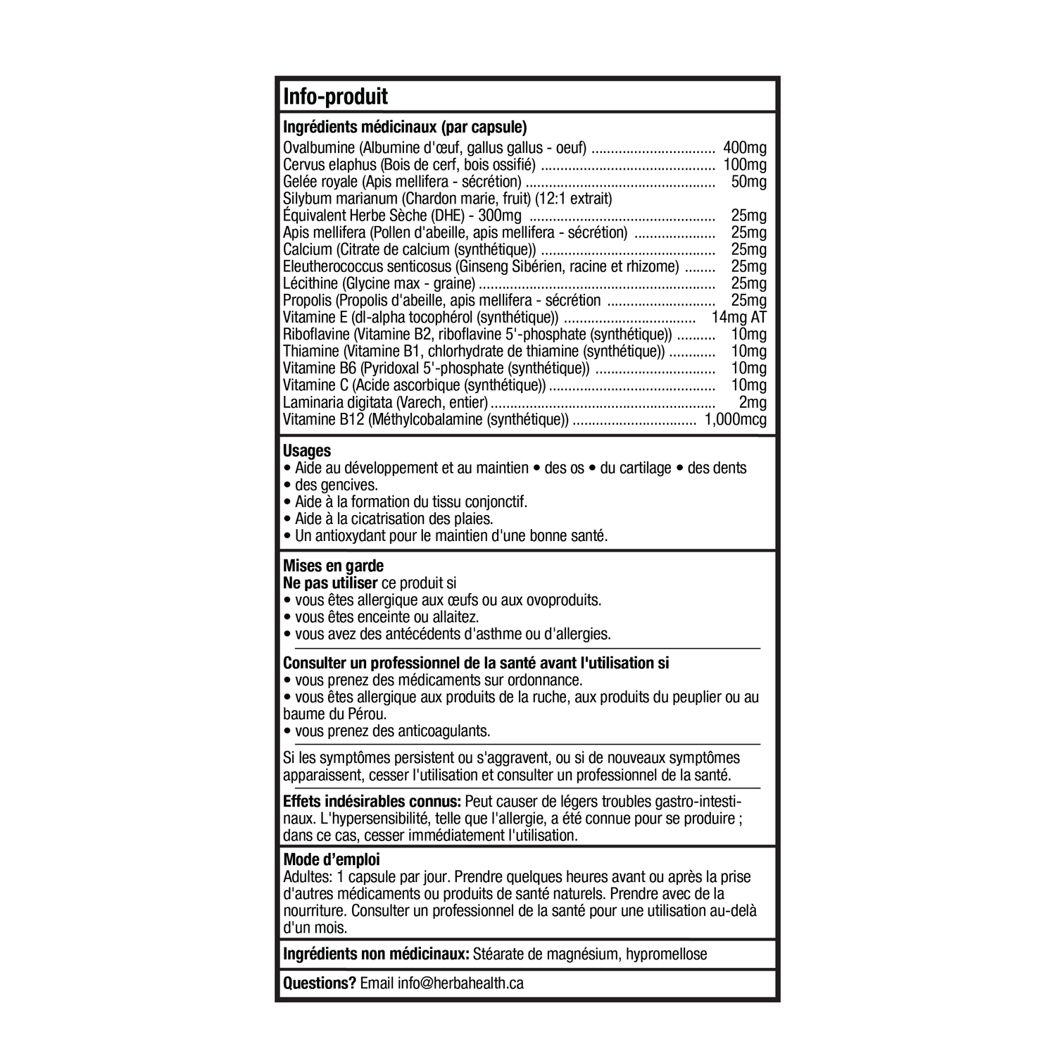Supplément de protéines d&
