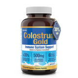 Bovine Colostrum Supplements 500mg - 120 Capsules | Rich in Lactoferrin and Immunoglobulins | 30% IgG