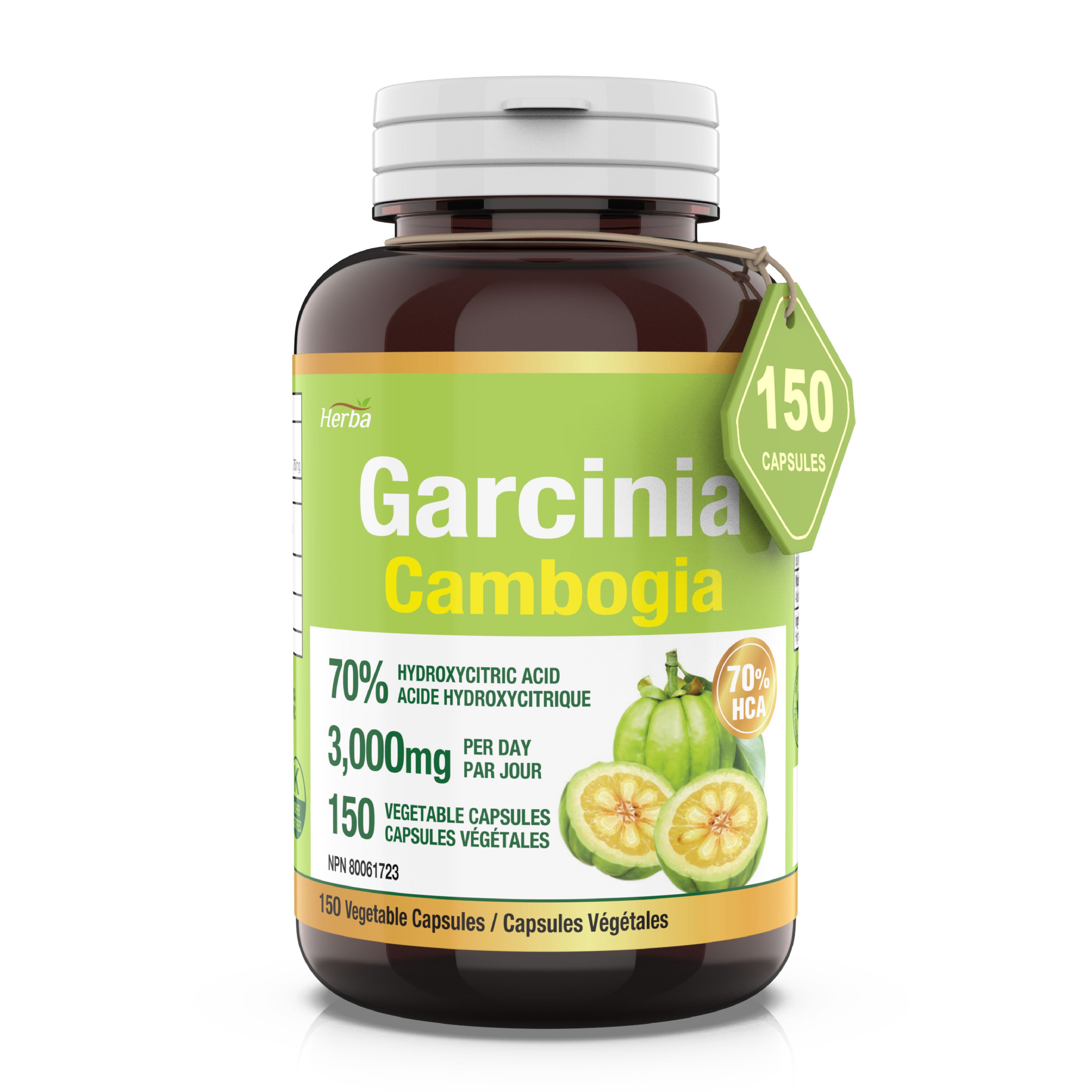 Garcinia Cambogia Extract – 70% HCA  | 150 Vegetable Capsules