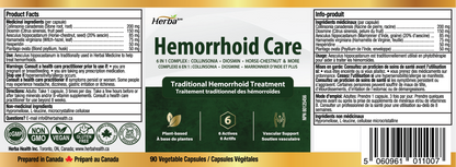Hemorrhoid Care - 90 Capsules
