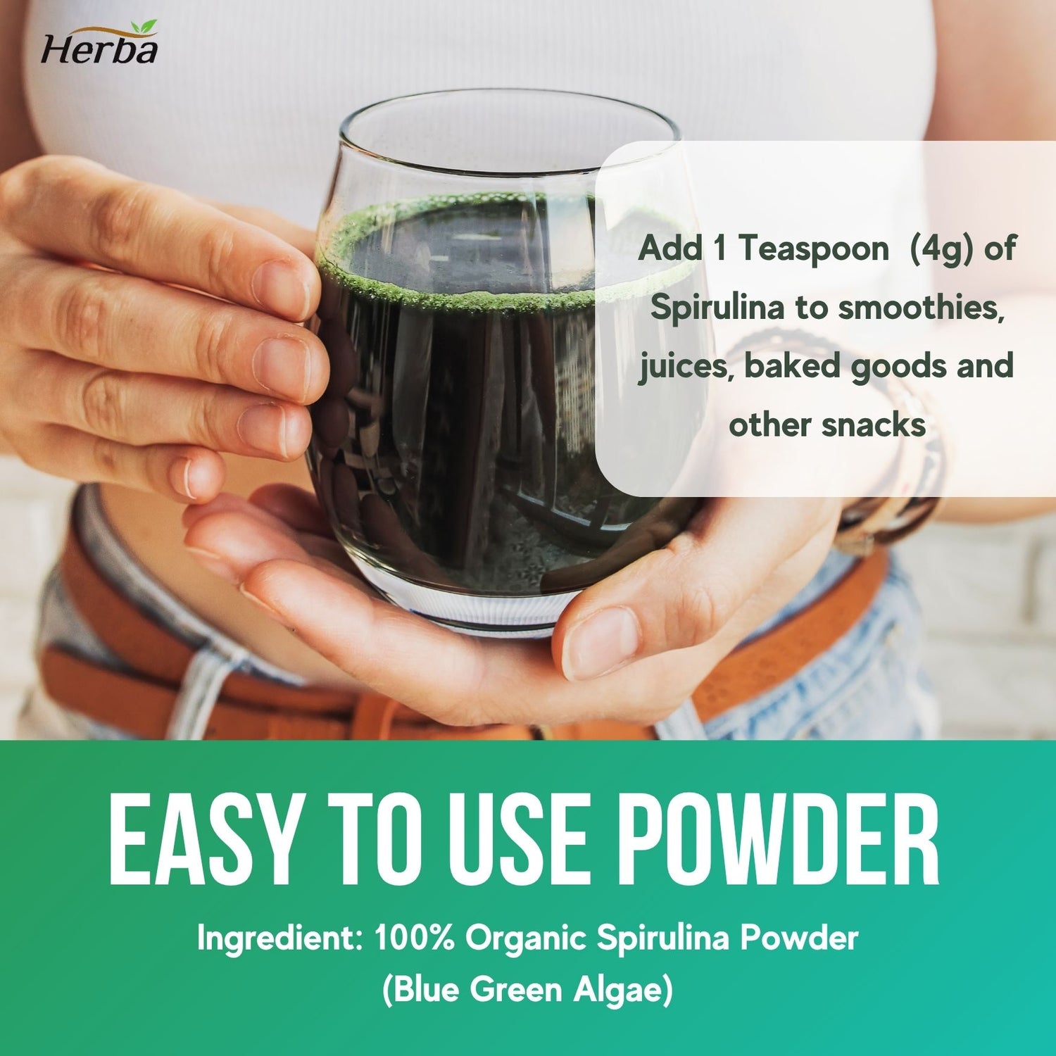 Organic Spirulina Powder 250g - 100% Organic &amp; Made in Canada