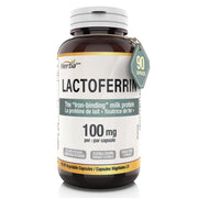 Lactoferrin Supplement 100mg - 90 DR Capsules | Made in Canada
