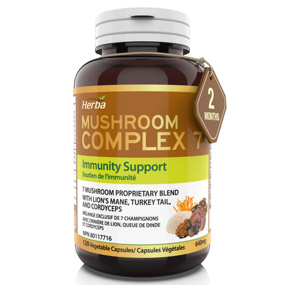 Suppléments complexes de champignons – 120 gélules