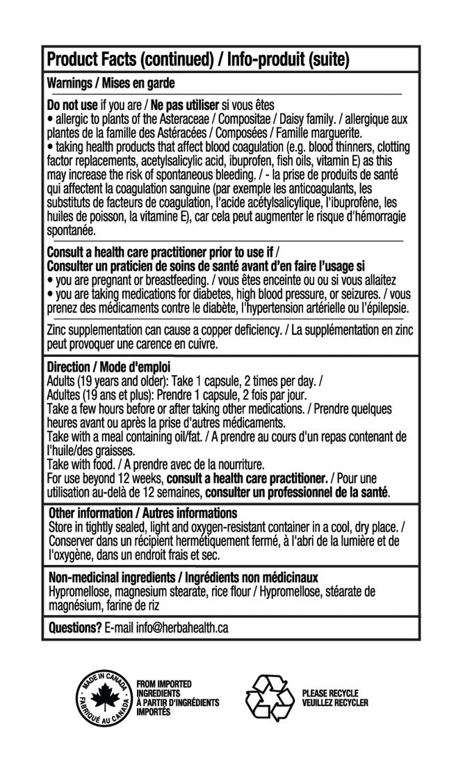 Vision Care Eye Vitamins with Lutein and Zeaxanthin Supplement – 60 Capsules