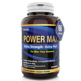 Power Max - 60 Capsules | Tongkat Ali, Maca, Tribulus, Panax Ginseng and 9 Other Ingredients