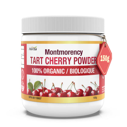 Montmorency Tart Cherry Powder – 150g | 100% Organic | Made in Canada