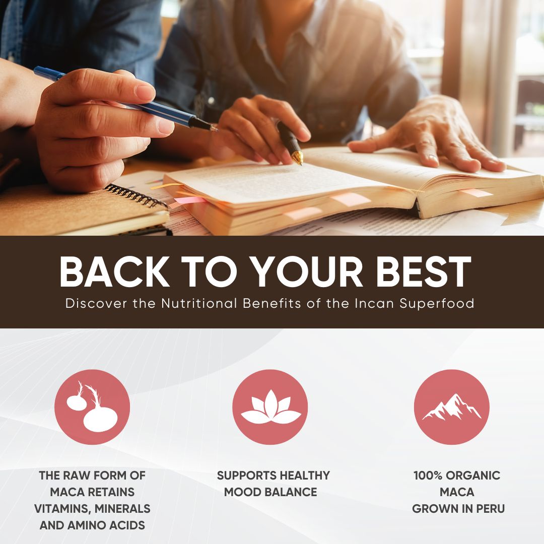 Gélules Tri Maca Bio 3500 mg – 180 Gélules | Sourced from Peru | Fabriqué au Canada