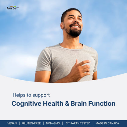 Brain PS - 90 Capsules | Brain Supplement with Phosphatidylserine, Bacopa Monnieri, and Ashwagandha