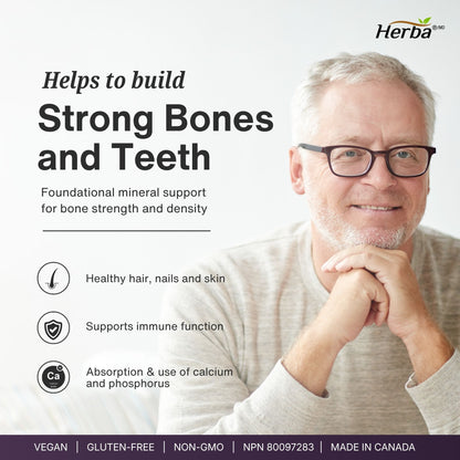 Boron Supplement for Men and Women - 120 Capsules | Made in Canada