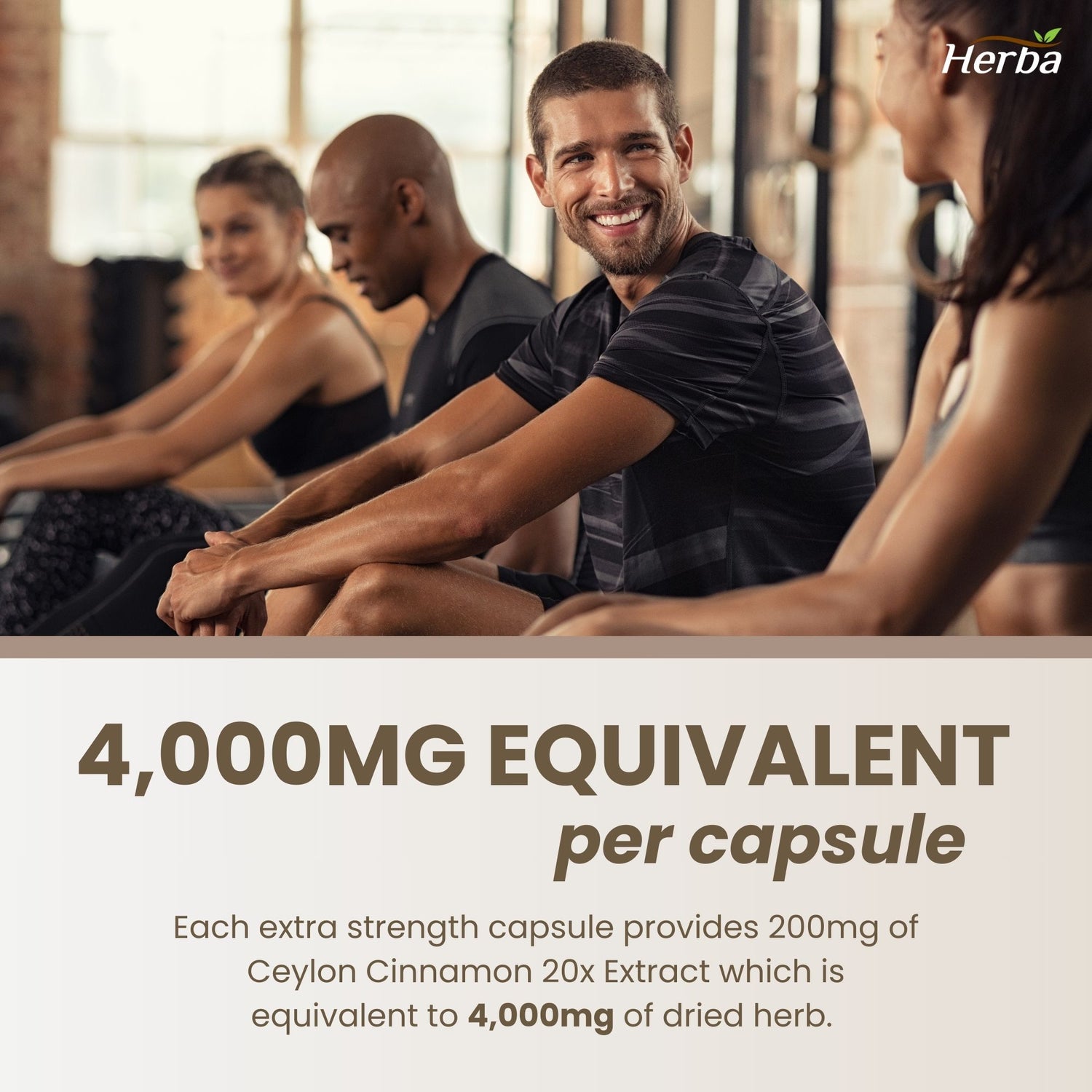 Gélules de cannelle de Ceylan 4000 mg - 180 gélules végétales | Extrait 20:1 | Fabriqué au Canada