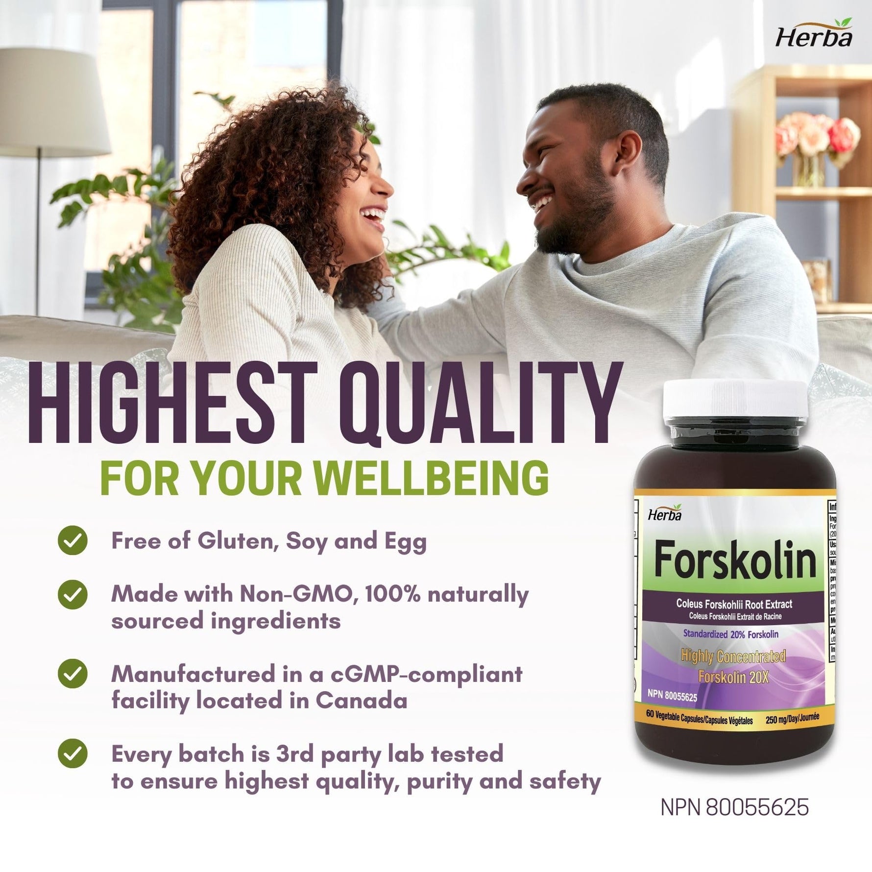 Forskolin Supplements - 125mg, 60 Vegetable Capsules- Forskolin Extrac ...