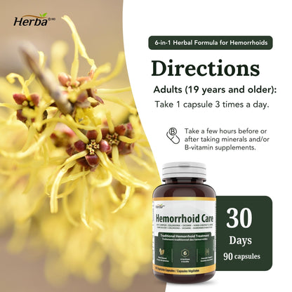 Hemorrhoid Care - 90 Capsules