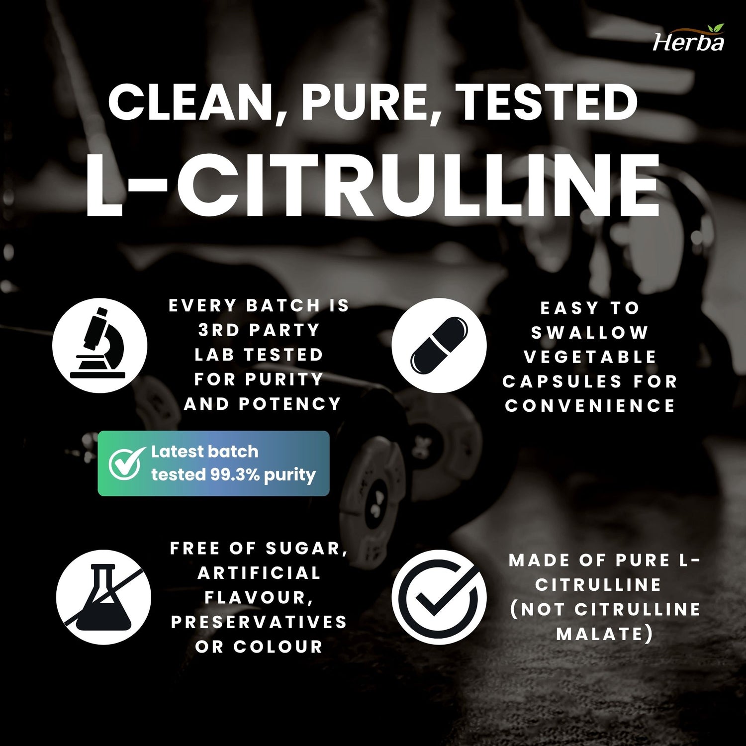 Supplément L-Citrulline 750 mg – 180 Gélules Végétales | Fabriqué au Canada