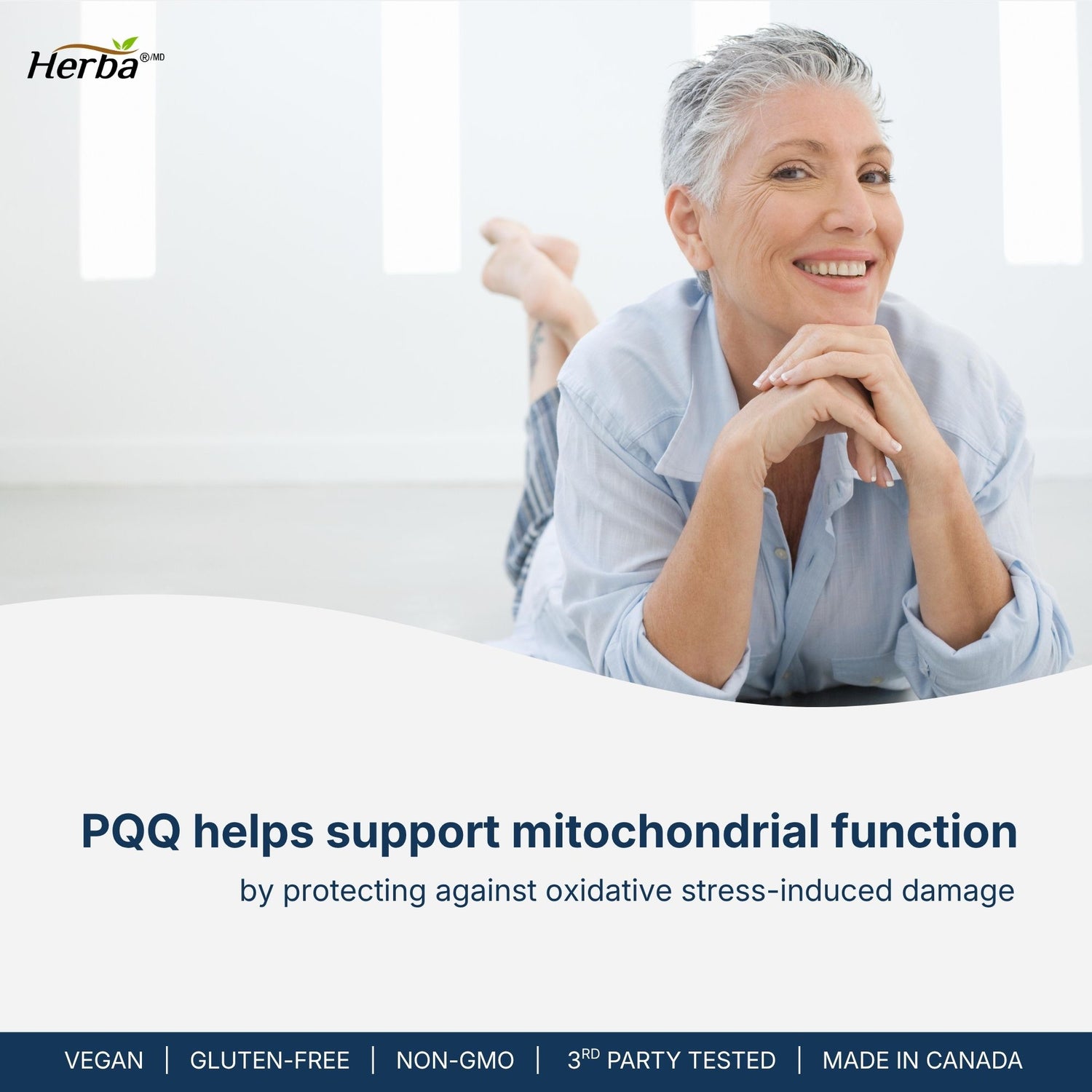 PQQ Supplement 20mg - 60 Capsules | Made in Canada