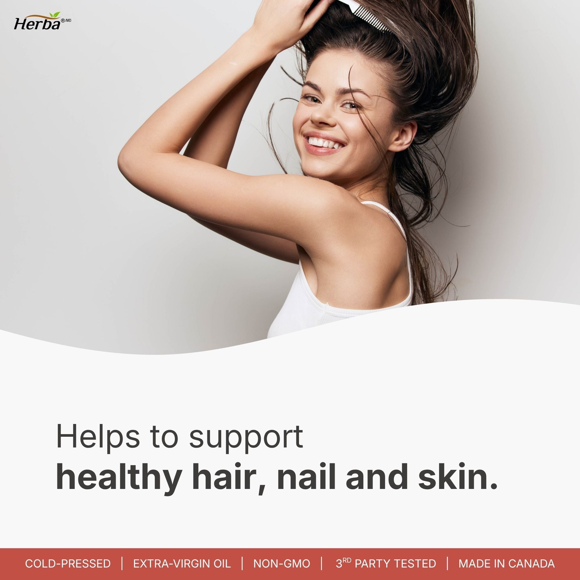 Pumpkin Seed Oil Capsules for Hair - 90 Softgels | 3 in 1 with Saw Palmetto and Biotin | Made in Canada