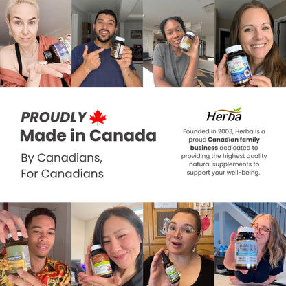 Ashwagandha Supplement - 150 Capsules | Made in Canada | 6000mg Dry Powder Equivalent Per Day
