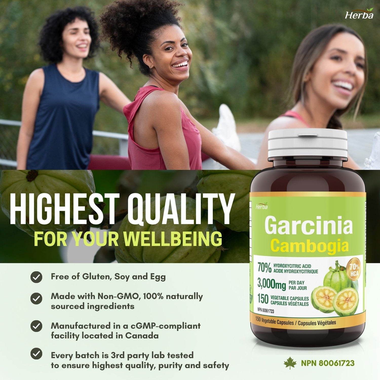Garcinia Cambogia Extract – 70% HCA  | 150 Vegetable Capsules