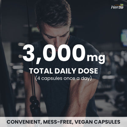 Supplément L-Citrulline 750 mg – 180 Gélules Végétales | Fabriqué au Canada