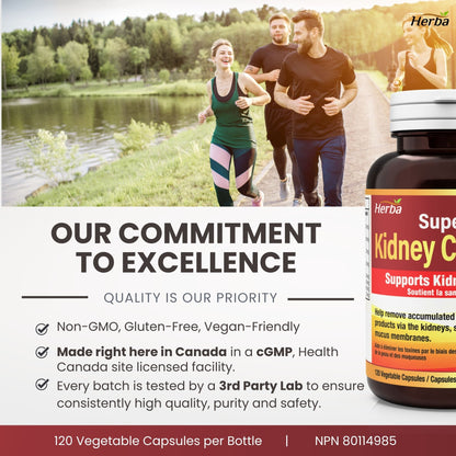 Kidney Cleanse Supplement – 120 Capsules | 8 Natural Ingredients to Detox and Support Kidney and Bladder Health