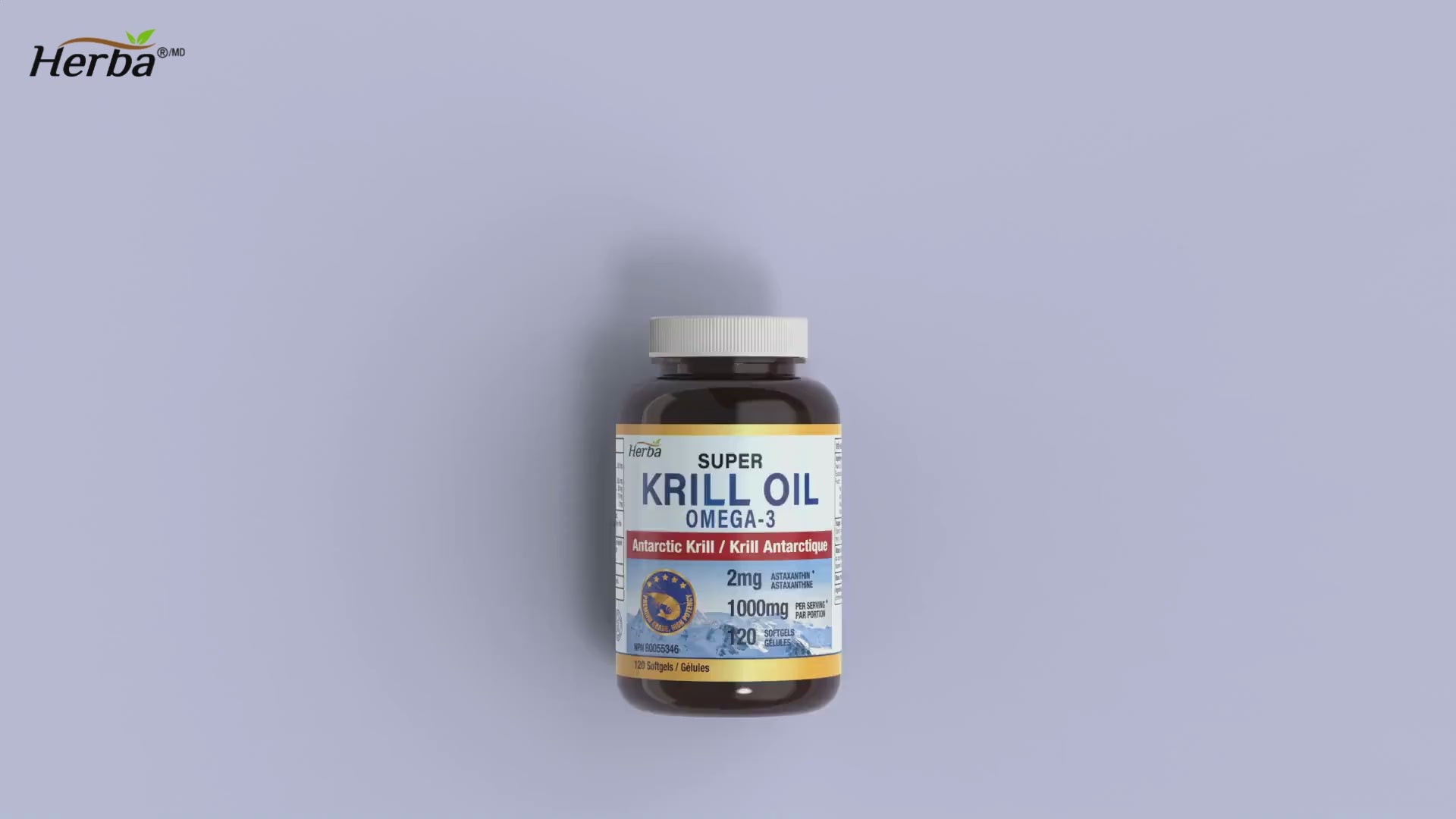 フォーエバーARCTlC SEA3個ゆりりん Antarctic Krill Oil 500mg - 120 Softgels | Made in Canada – Herba