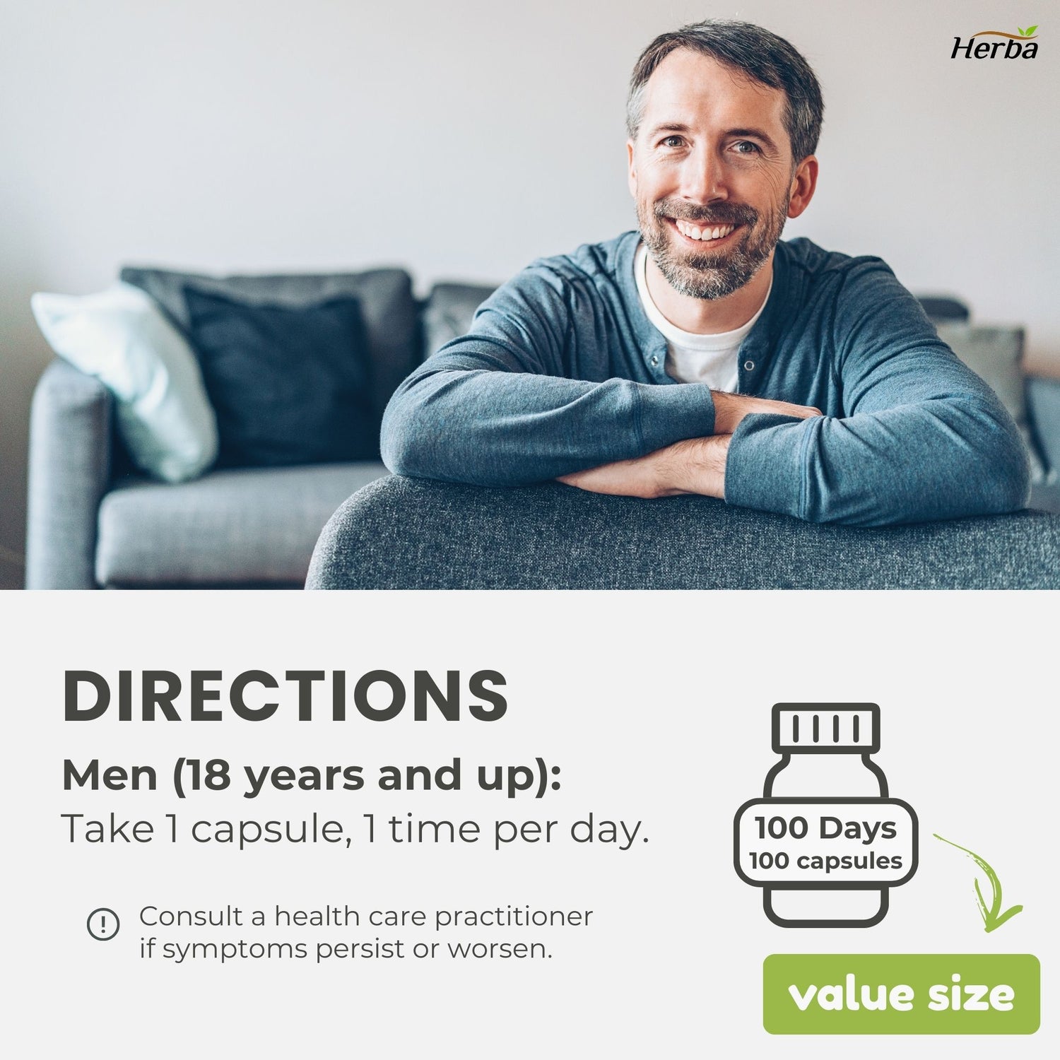 Pygeum Supplement 200mg – 100 Capsules | Made in Canada