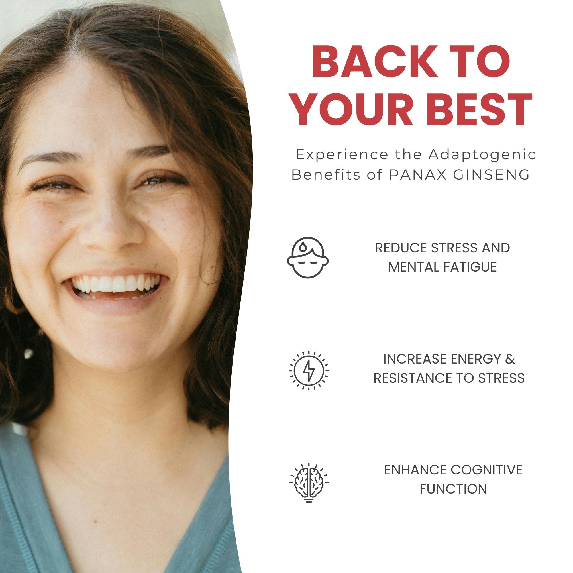 Korean Red Ginseng Extract Capsules – 5:1, 2500mg Equivalent | 120 Vegetable Capsules